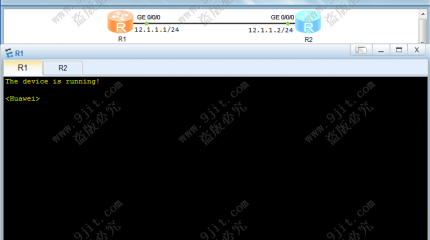 项目一 网络类型传输介质和VRP基础-Telnet